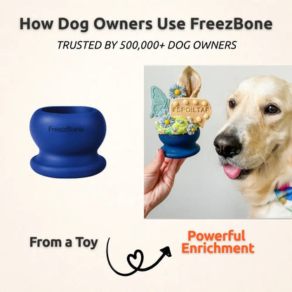 Freezball - Sturdy Fillable Chew Bone for Dogs