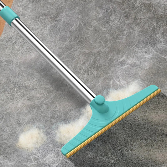 Adjustable Pet Hair Remover Brush with Hanging Ring - Effective Cleaning Tool for Carpets and Floors, Ideal Gift for Pet Owners