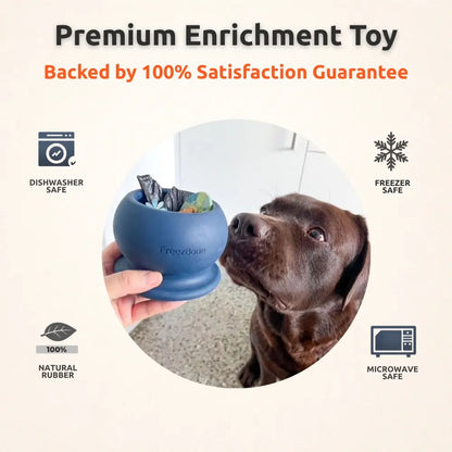 Freezball - Sturdy Fillable Chew Bone for Dogs