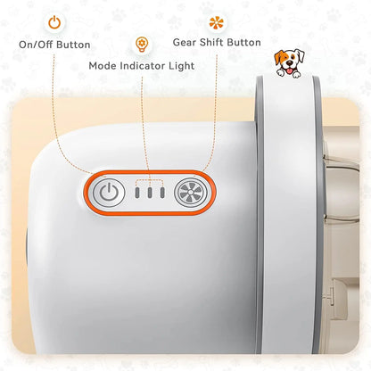 Afloia Professional Dog Grooming Kit: Vacuum Grooming Tools, Low Noise Dog Clippers, and Shedding Brush for Pet Lovers