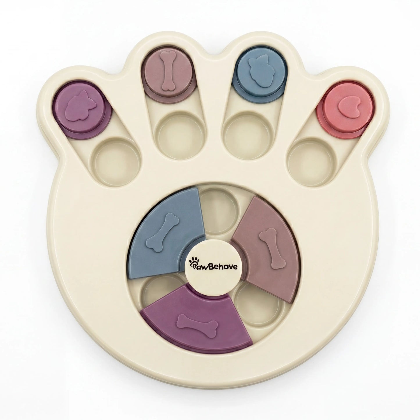 Dog Puzzle Toy and Slow Feeder Bowl - Level 1 Interactive Treat Dispenser for Puppies - Enhances Mental Stimulation, Prevents Gulping, and Supports Healthy Digestion During Mealtime